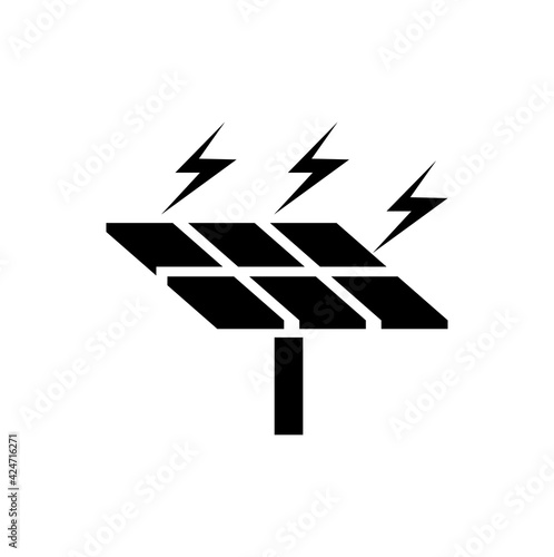 solar energy icon vector