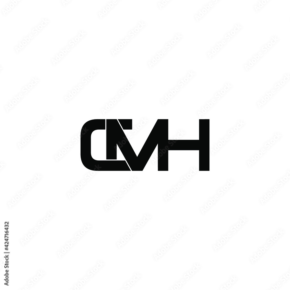 cmh letter original monogram logo design cmh letter original monogram logo design