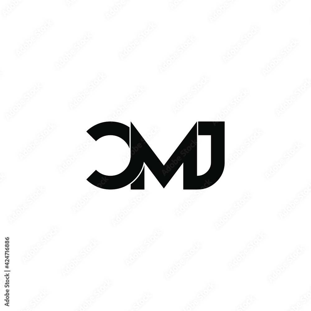 cmj letter original monogram logo design cmj letter original monogram logo design