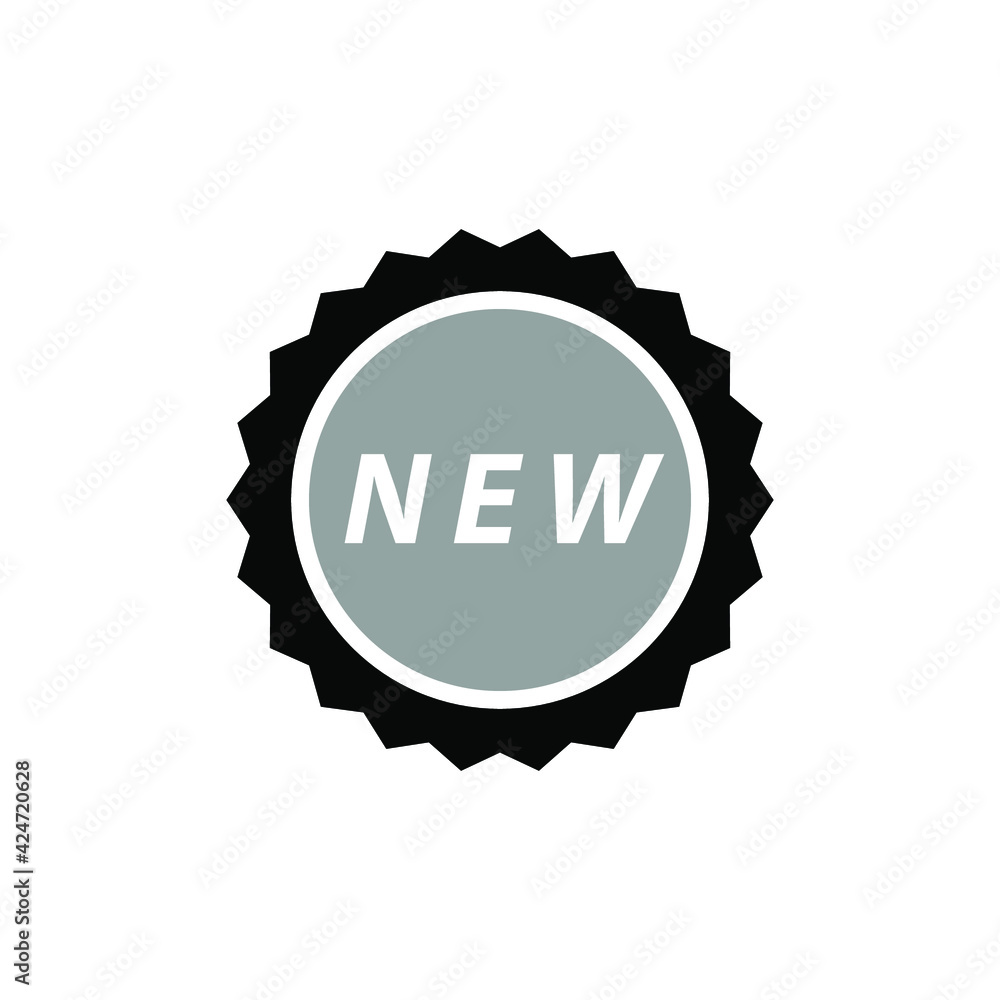 Illustration Vector graphic of new label icon Illustration Vector graphic of new label icon