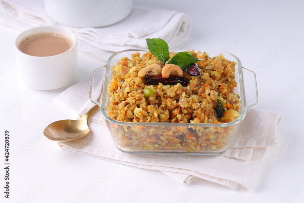 Aval upma or poha upma Aval upma or poha upma