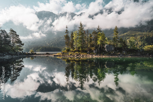 lake in the mountains