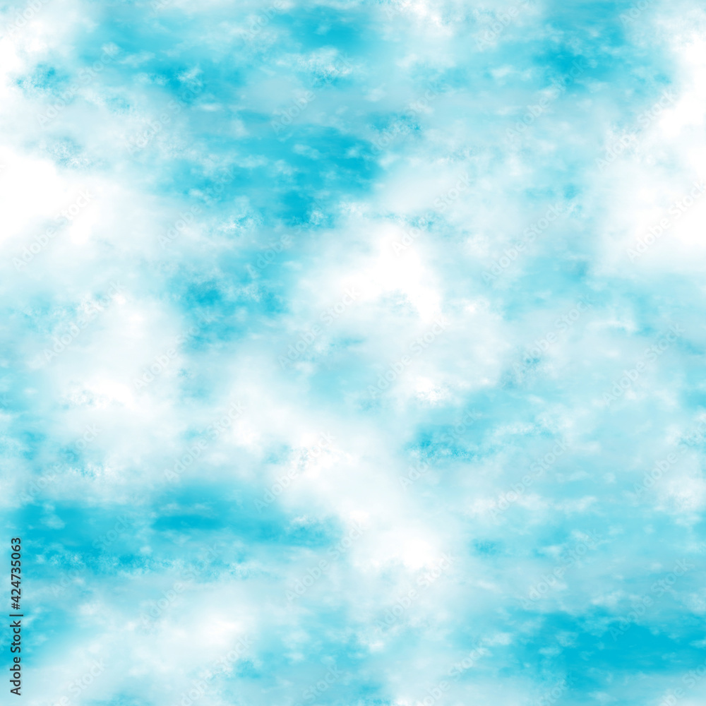 Seamless cloudy sky backdrop. Blue sky texture. Seamless cloudy sky backdrop. Blue sky texture.
