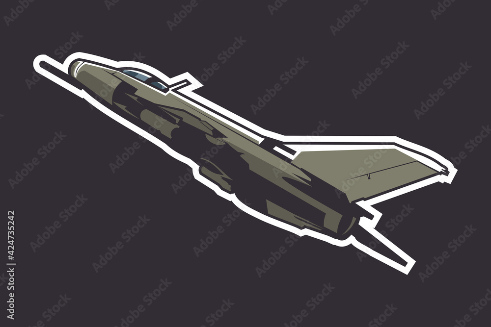 Russian fighter jet icon vector illustration Russian fighter jet icon vector illustration
