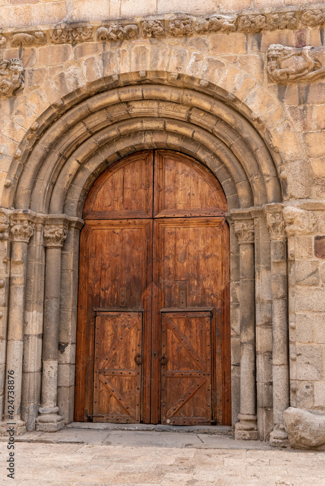 Day view of Cathedral of Santa Maria d'Urgell. Catalonia