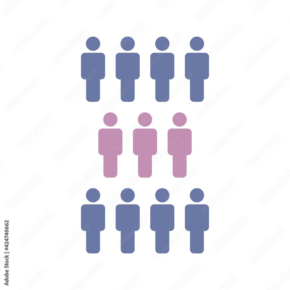 group of people illustration vector,man icon. group of people illustration vector,man icon.