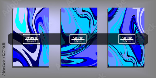 Blue Liquid abstract background vector ilustration eps 10.