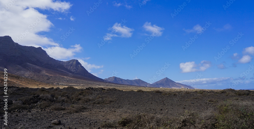 beeindruckende Bergkette im Süden Fuerteventuras bei Cofete