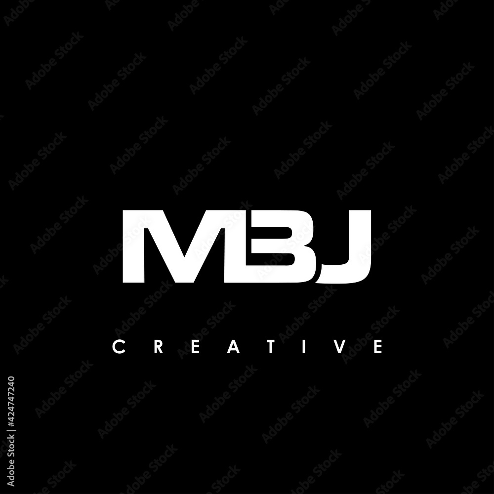MBJ Letter Initial Logo Design Template Vector Illustration MBJ Letter Initial Logo Design Template Vector Illustration