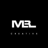 MBL Letter Initial Logo Design Template Vector Illustration