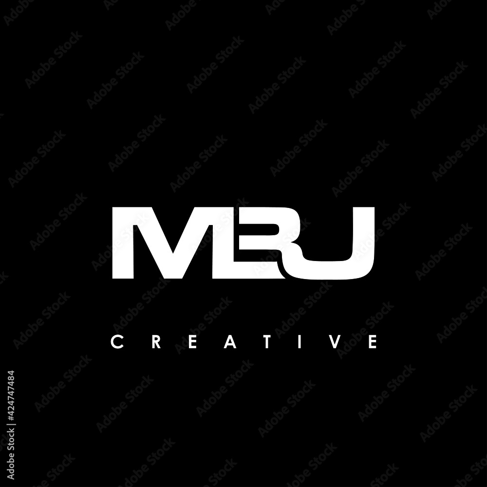 MBU Letter Initial Logo Design Template Vector Illustration MBU Letter Initial Logo Design Template Vector Illustration