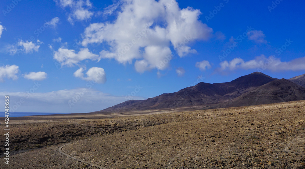 Wanderweg bei Morro Jable auf Fuerteventura