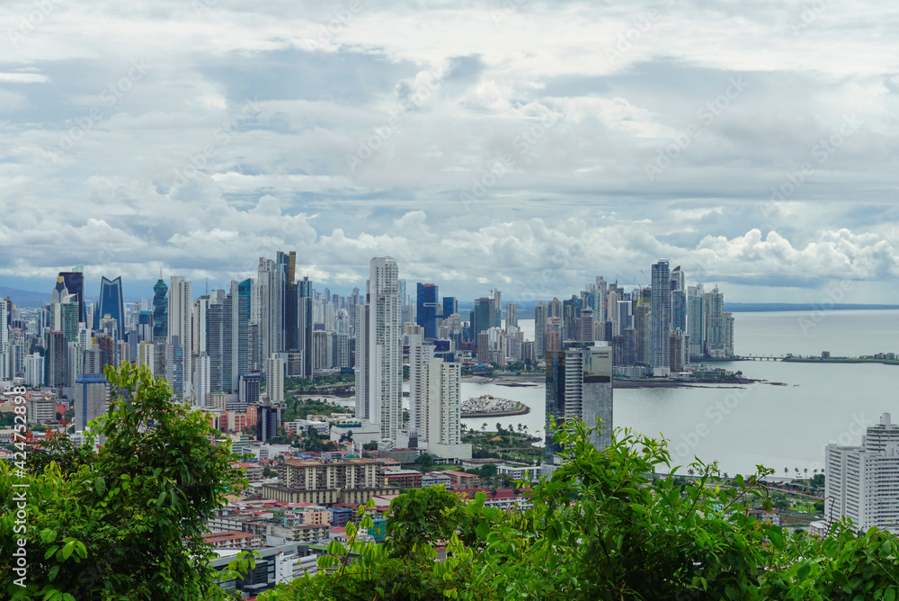 Fototapeta premium View of downtown Panama City, Panama