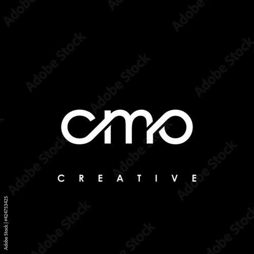 CMO Letter Initial Logo Design Template Vector Illustration