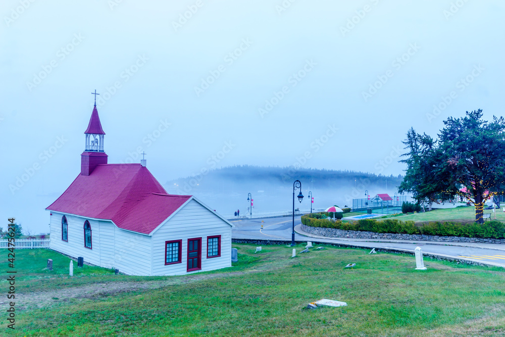 Old chapel, in Tadoussac