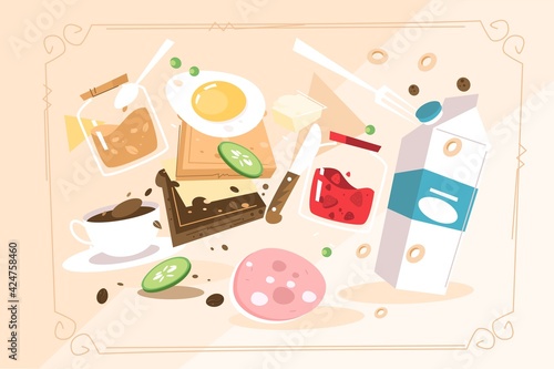 Products for cooking breakfast