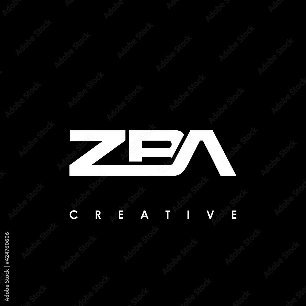 ZBA Letter Initial Logo Design Template Vector Illustration ZBA Letter Initial Logo Design Template Vector Illustration