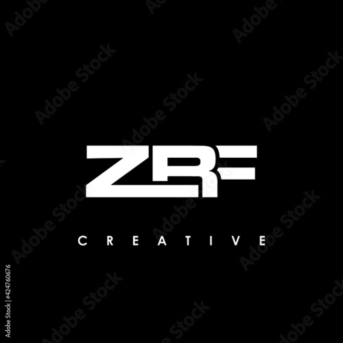 ZBF Letter Initial Logo Design Template Vector Illustration