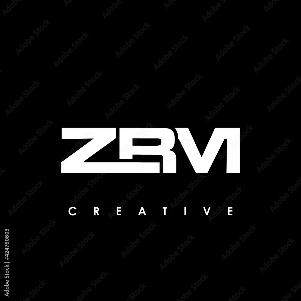 ZBM Letter Initial Logo Design Template Vector Illustration