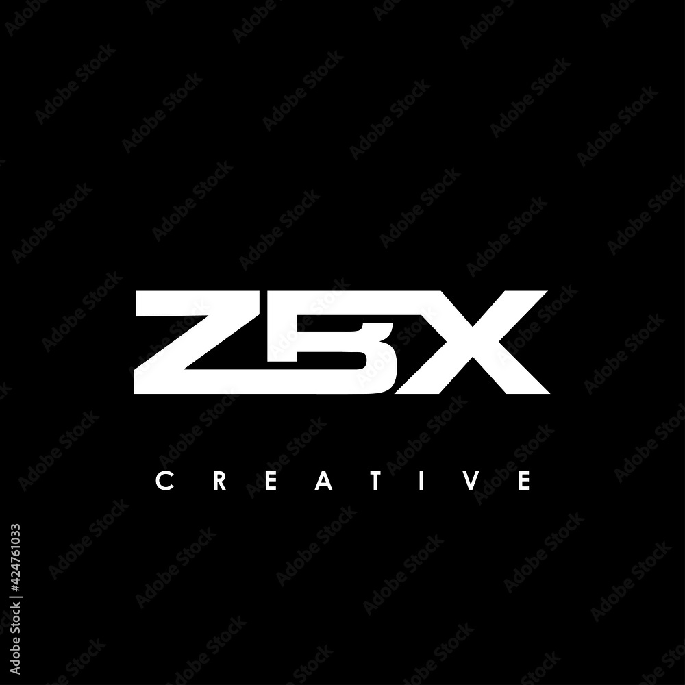 ZBX Letter Initial Logo Design Template Vector Illustration ZBX Letter Initial Logo Design Template Vector Illustration