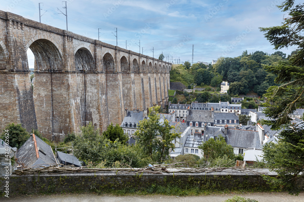 Naklejka premium Morlaix et son viaduc