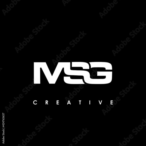 MSG Letter Initial Logo Design Template Vector Illustration