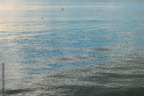 Reflections in the sea off of Brighton.