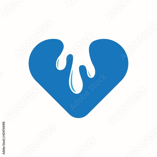 Love Milk Logo Design 
