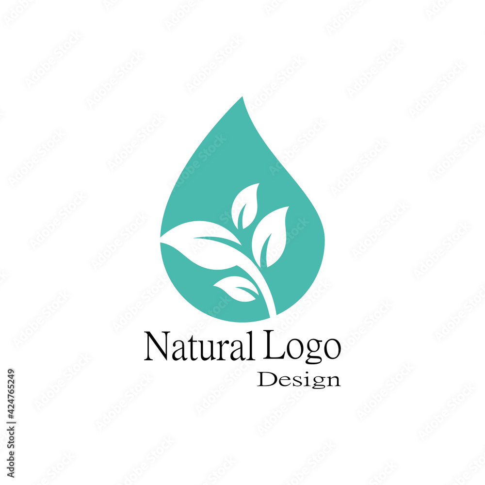 Leaf icon Vector Illustration design Logo template Leaf icon Vector Illustration design Logo template