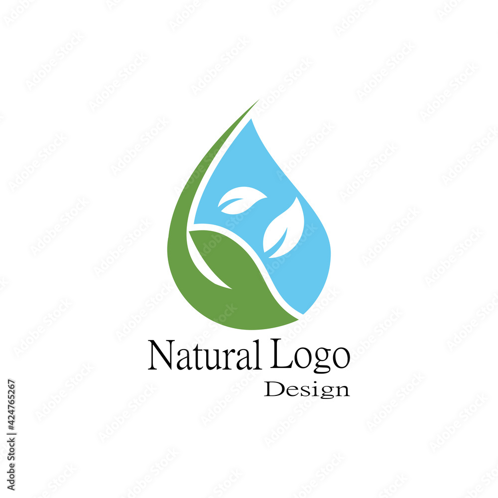 Leaf icon Vector Illustration design Logo template Leaf icon Vector Illustration design Logo template
