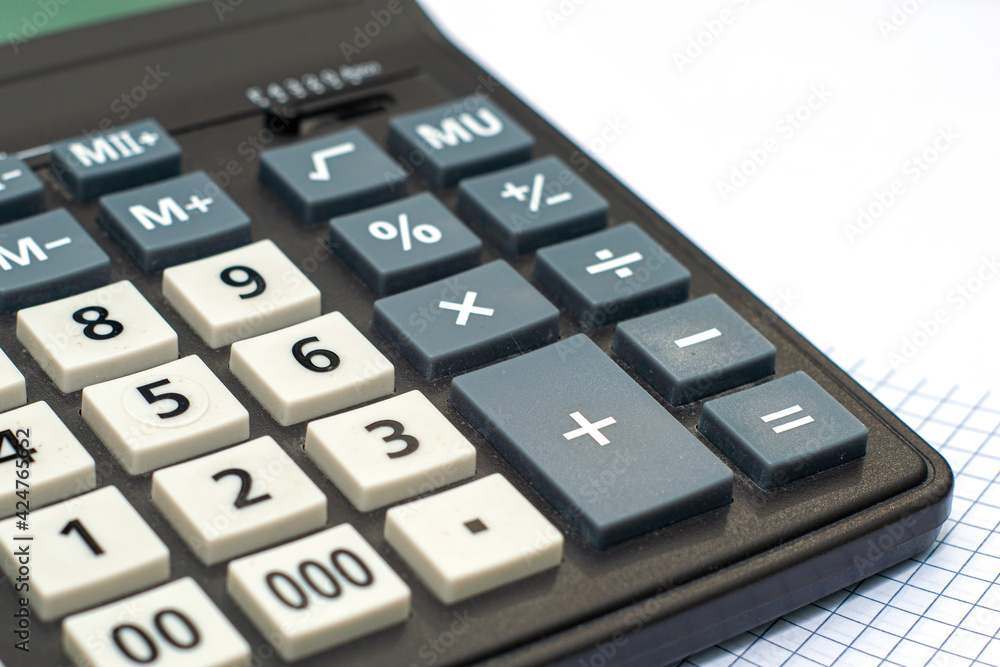 calculator keyboard close up business finance concept calculator keyboard close up business finance concept