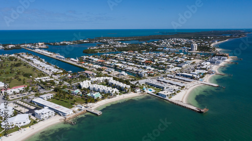 Obraz na plátne Aerial Key Colony Marathon Florida Keys