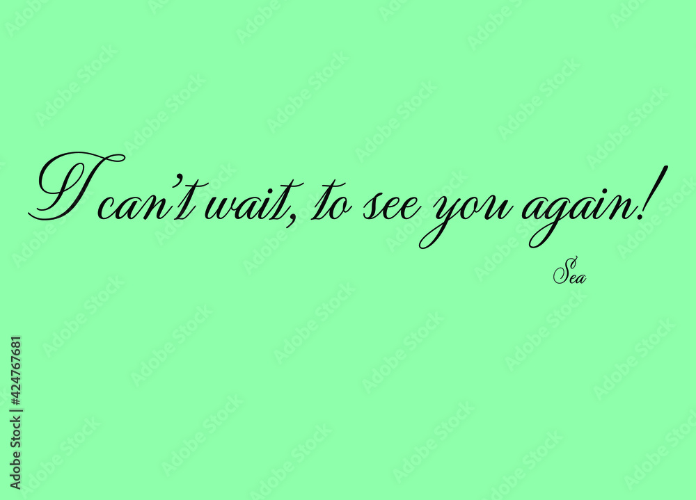 vector message from sea illustration, quote and wallpaper vector message from sea illustration, quote and wallpaper
