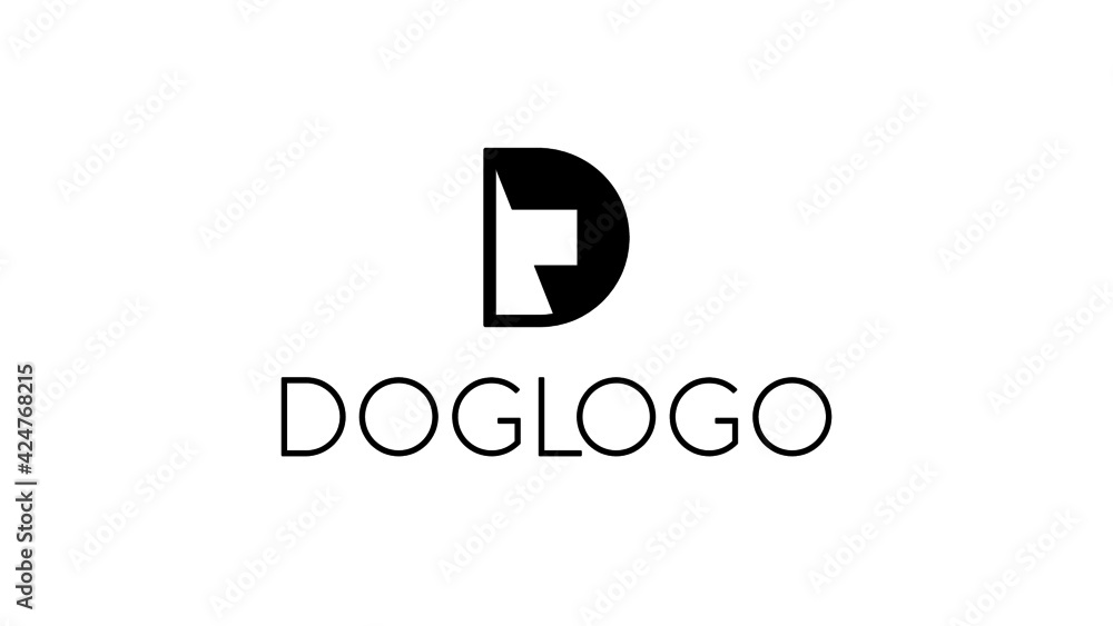 Dog Logo (Letter D) Dog Logo (Letter D)
