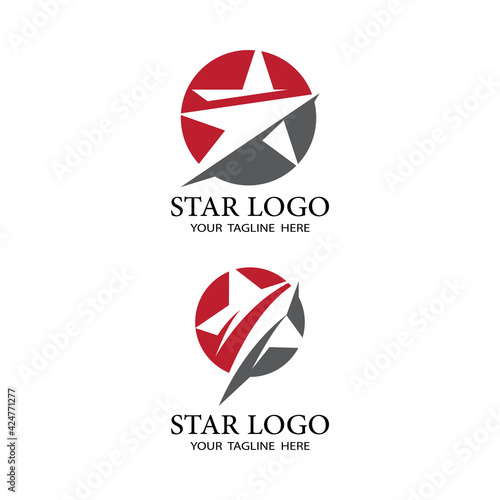 Free Download Star icon Template vector illustration design - GFXLoad