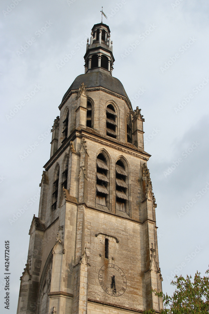 saint-martin tower in vendôme in france
