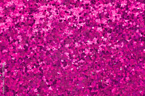 Crimson glitter texture. Valentine's Day background. © Yuliya