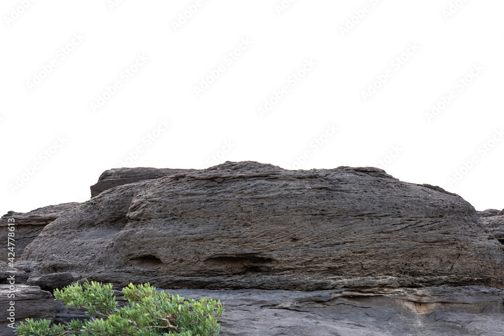 rock stone on white background isolate rock stone on white background isolate