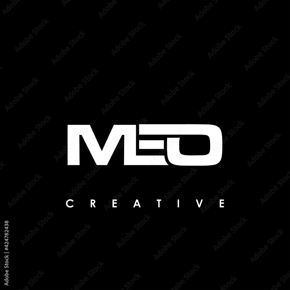 MEO Letter Initial Logo Design Template Vector Illustration