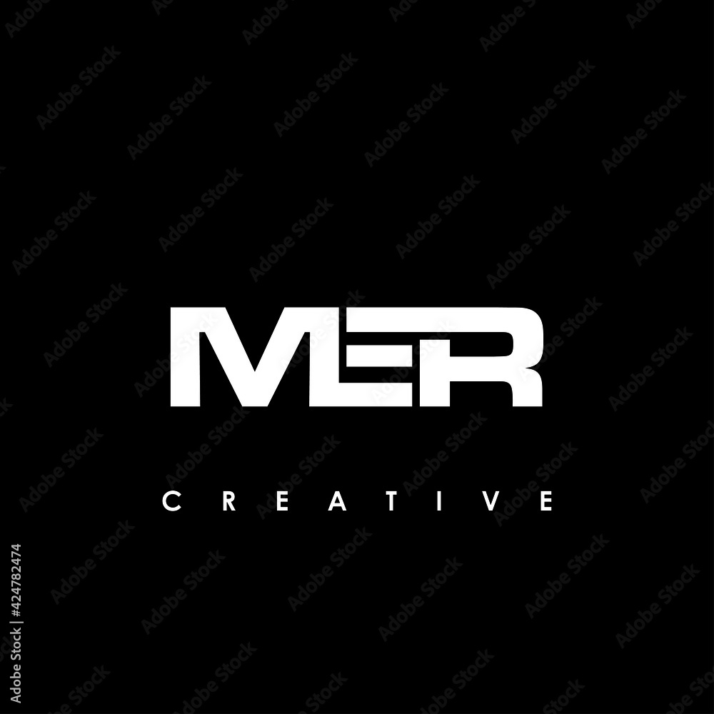MER Letter Initial Logo Design Template Vector Illustration MER Letter Initial Logo Design Template Vector Illustration