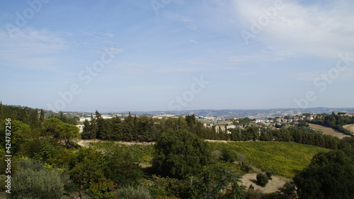 Panorama dal borgo marchigiano Monte Montanaro photo