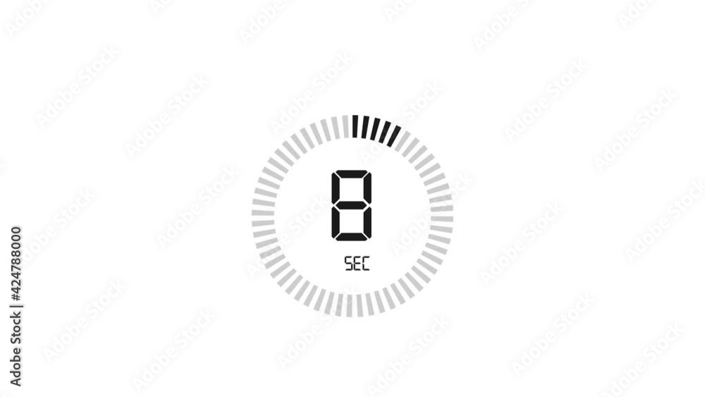 The 40 second, stopwatch icon. Stopwatch icon in flat style, timer on on color background. Motion graphics. The 40 second, stopwatch icon. Stopwatch icon in flat style, timer on on color background. Motion graphics.