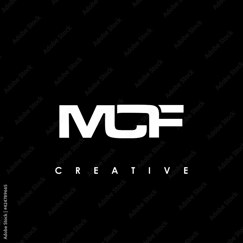 MCF Letter Initial Logo Design Template Vector Illustration