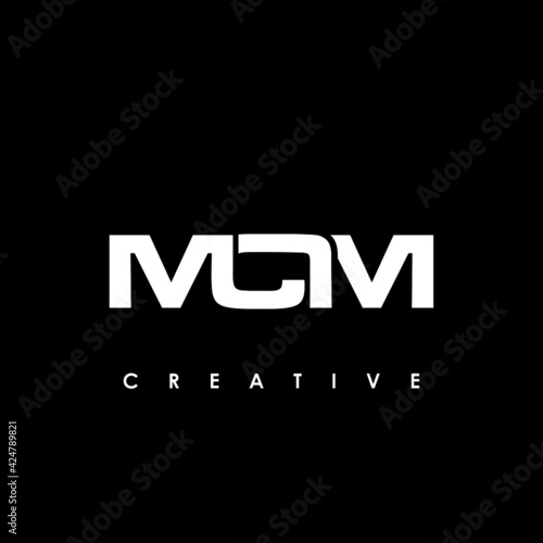 MCM Letter Initial Logo Design Template Vector Illustration
