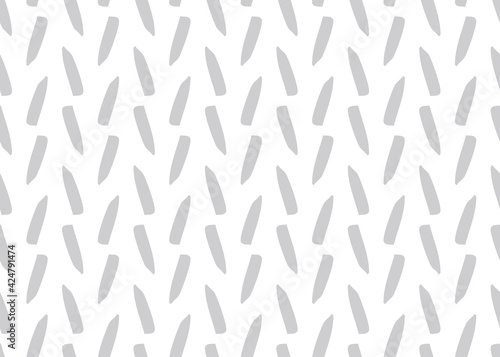 Vector texture background, seamless pattern. Hand drawn, grey, white colors.