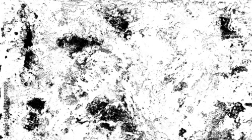 Wallpaper Mural Rough black and white texture vector. Distressed overlay texture. Grunge background. Abstract textured effect. Vector Illustration. Black isolated on white background. EPS10 Torontodigital.ca