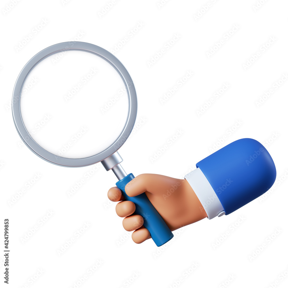 Looking for Number One - Number One Sign Under Magnifying Glass (Image  isolated on white background) Stock Illustration