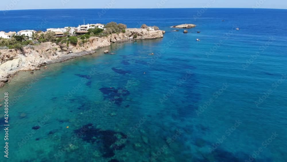 Sarantaris Beach in Heraklion Hersonissos Crete Greece Sarantaris Beach in Heraklion Hersonissos Crete Greece