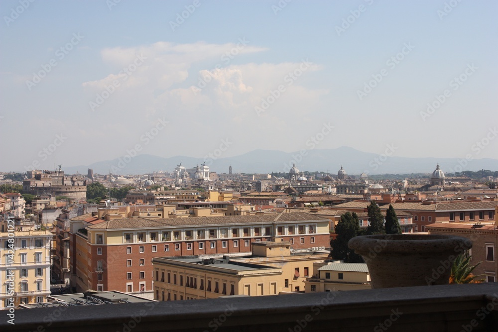 The roofs of Rome.