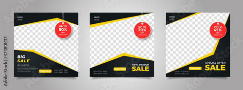 Fashion sale social media post template